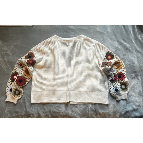 Audrey Parks Francescas | Med. | Crotchet | Granny Square | Open Cardigan | EUC - Picture 7 of 11